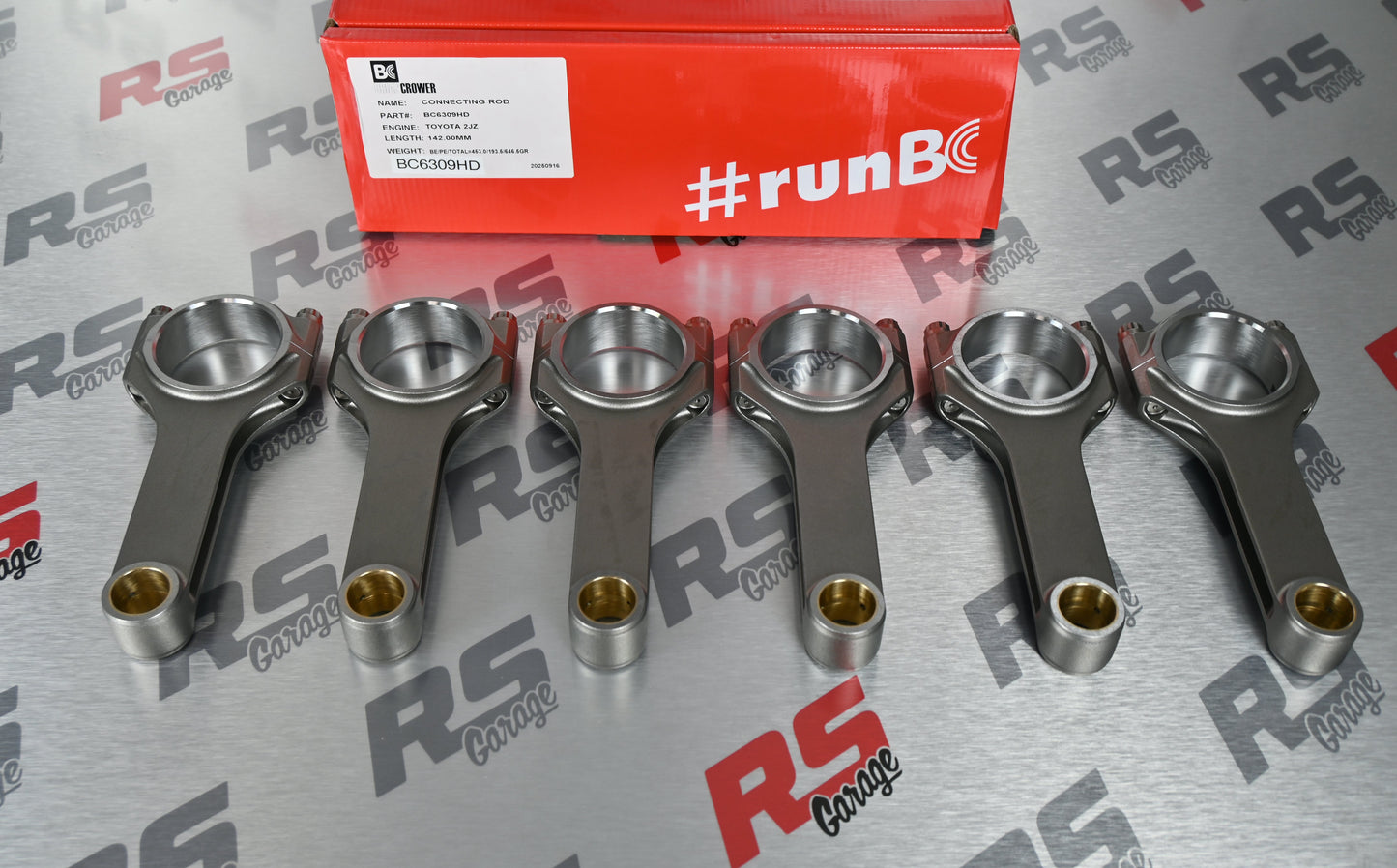 RSG1600 HD Stroker Combo – RSG2610 DLC Pistons + BC6309HD Rods Lexus Toyota Supra 2JZ-GTE MK4 2JZ 3.4L