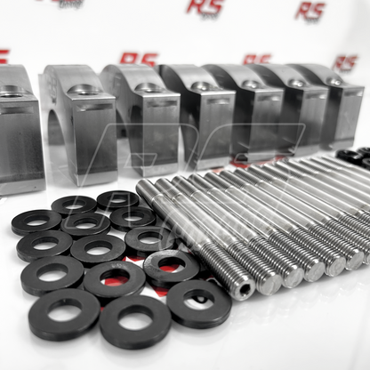 RS Garage Main Caps and ARP CA625 Main Stud Kit