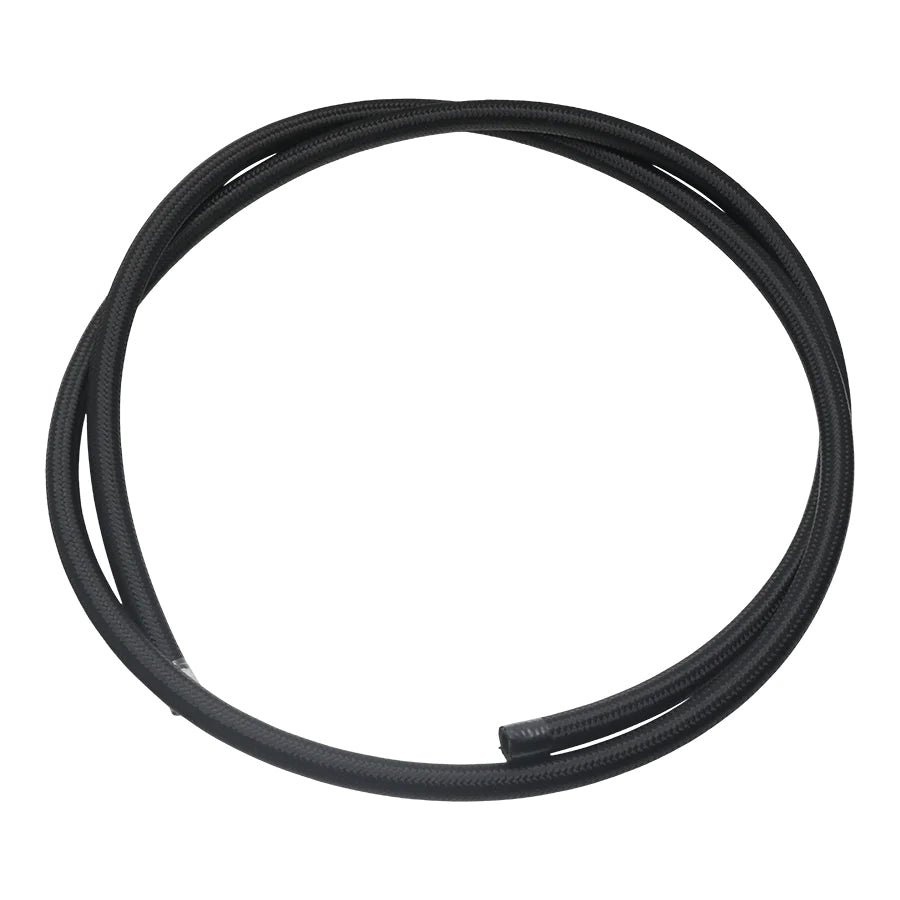 6-02-0815-6 DeatschWerks 6AN Black Nylon Braided CPE Hose - 6ft
