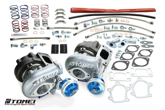 TB403A-NS05B Tomei Ball Bearing Arms 52.6MM Billet Turbocharger KIT BX8260 RB26DETT BNR32/BCNR33/BNR34/WGNC34