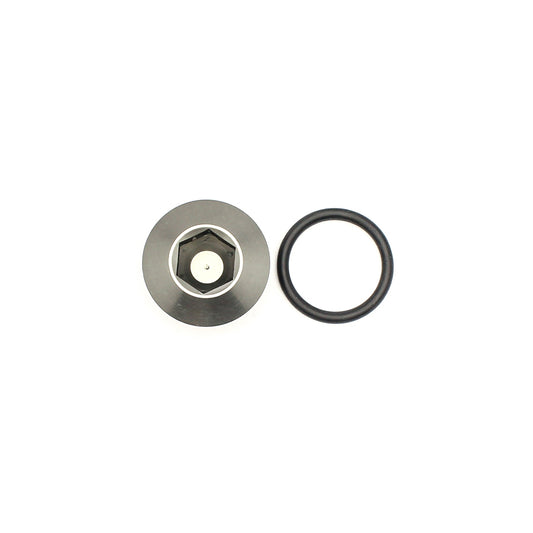 06-02-0719 DeatschWerks 10AN ORB Male Plug Low Profile Internal Allen/Hex (Incl. O-Ring)