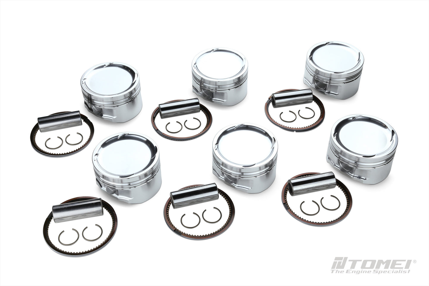 TA202A-TY03AP Tomei CP Forged Pistons SET Toyota Supra 2JZ-GTE 2JZ-GE 94MM Stroker 87MM +1.0MM -17.7 CC 9.0:1