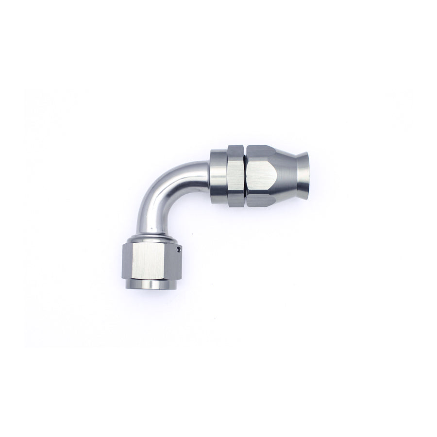 06-02-0860 DeatschWerks 10AN Female Swivel 90-Degree Hose End PTFE (Incl. 1 Olive Insert)
