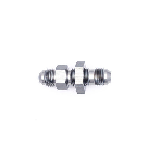 06-02-0708 DeatschWerks 6AN Male Flare To 6AN Male Flare Bulkhead Adapter (Incl. Nut)