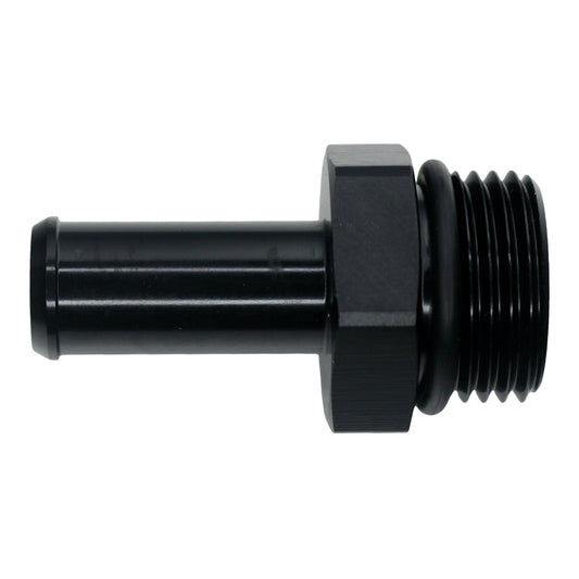 6-02-0515-B DeatschWerks 10AN ORB Male to 1/2in Male Barb Fitting - Anodized Matte Black