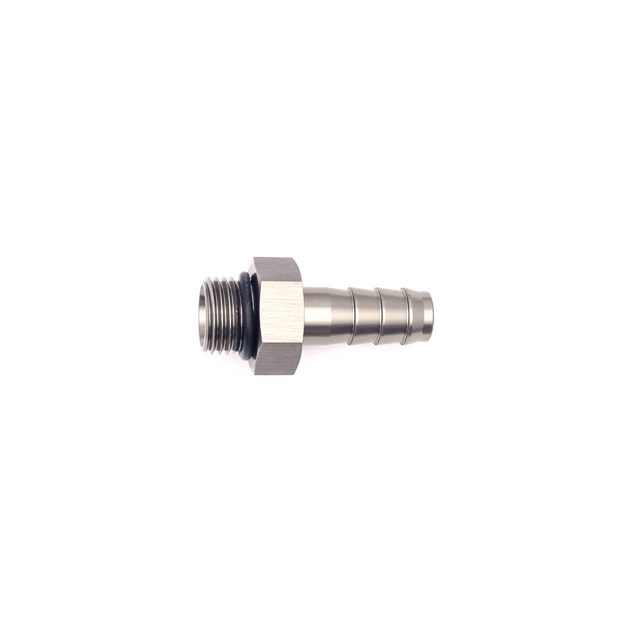 06-02-0501 DeatschWerks 6AN ORB Male To 3/8in. Male Triple Barb Fitting (Incl. O-Ring)