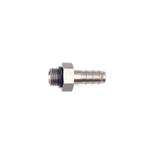 06-02-0501 DeatschWerks 6AN ORB Male To 3/8in. Male Triple Barb Fitting (Incl. O-Ring)