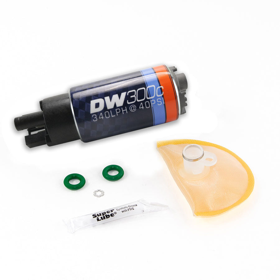 9-307-1008 DeatschWerks 340lph DW300C Compact Fuel Pump w/ 06-11 Honda Civic R18A1 Civic Si K20Z3 9-307-1008