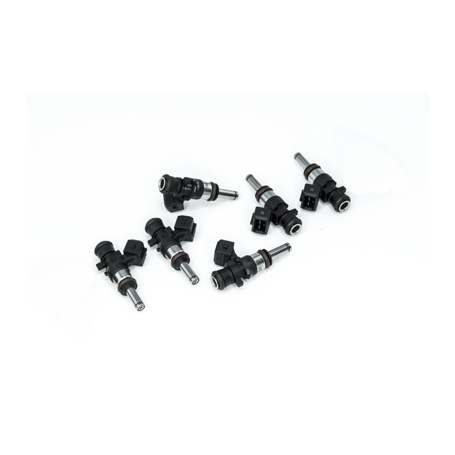 16MX-00-1250-6 DeatschWerks Bosch EV14 Universal 40mm Compact Matched Set of 6 Injectors 1250cc (Extended Nozzle)