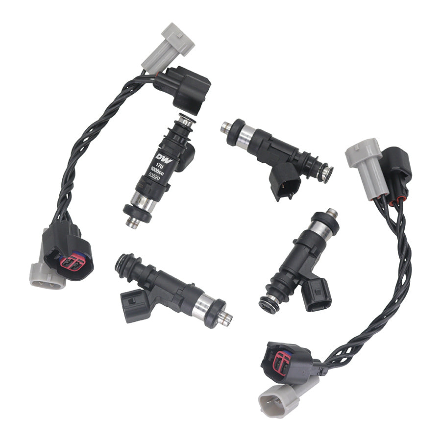 17U-07-1000-4 DeatschWerks Bosch EV14 1000cc Top Feed Fuel Injectors Subaru WRX 02-14 STi 07-19 EJ205 EJ255 EJ257