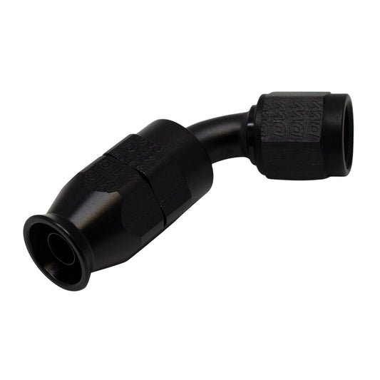 6-02-0871-B DeatschWerks 6 AN Female Flare Swivel 60-Degree Hose End PTFE - Anodized Matte Black