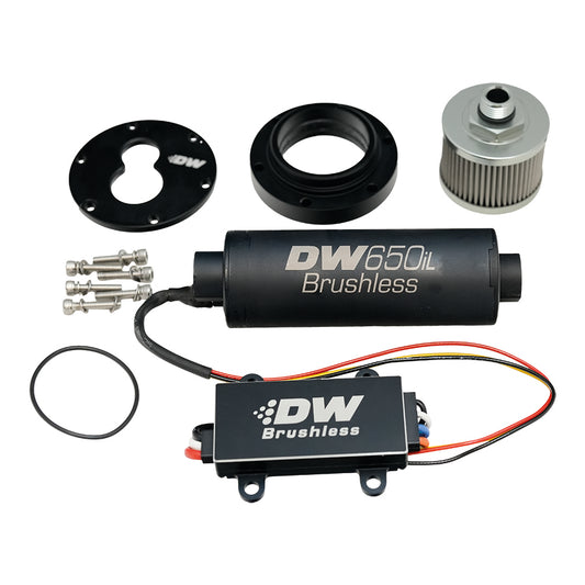 9-650-C105-5009 DeatschWerks 3.5L Module Surge Tank In-Tank Pump Adapter w/ DW650iL Brushless/Controller 440lph Pump