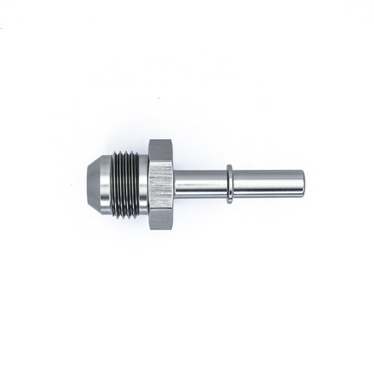 06-02-0138 DeatschWerks 8AN Male Flare to 5/16in Male EFI Quick Connect Adapter