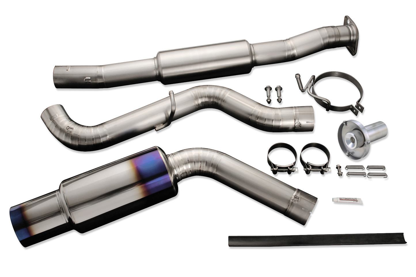 TB6090-SB02B Tomei Expreme TI Titanium Exhaust System GR WRX STI 08-14 WRX 11-14 5 Door Usdm TB6090-SB02B