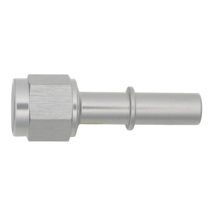 06-02-0131 DeatschWerks 6AN Female Flare Swivel to 3/8in Male EFI Quick Disconnect - Anodized DW Titanium