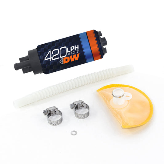 9-421-1019 DeatschWerks DW420 series 420lph In-Tank Fuel Pump w/ Install Kit for Mazda RX-8 04-08 9-301-1019