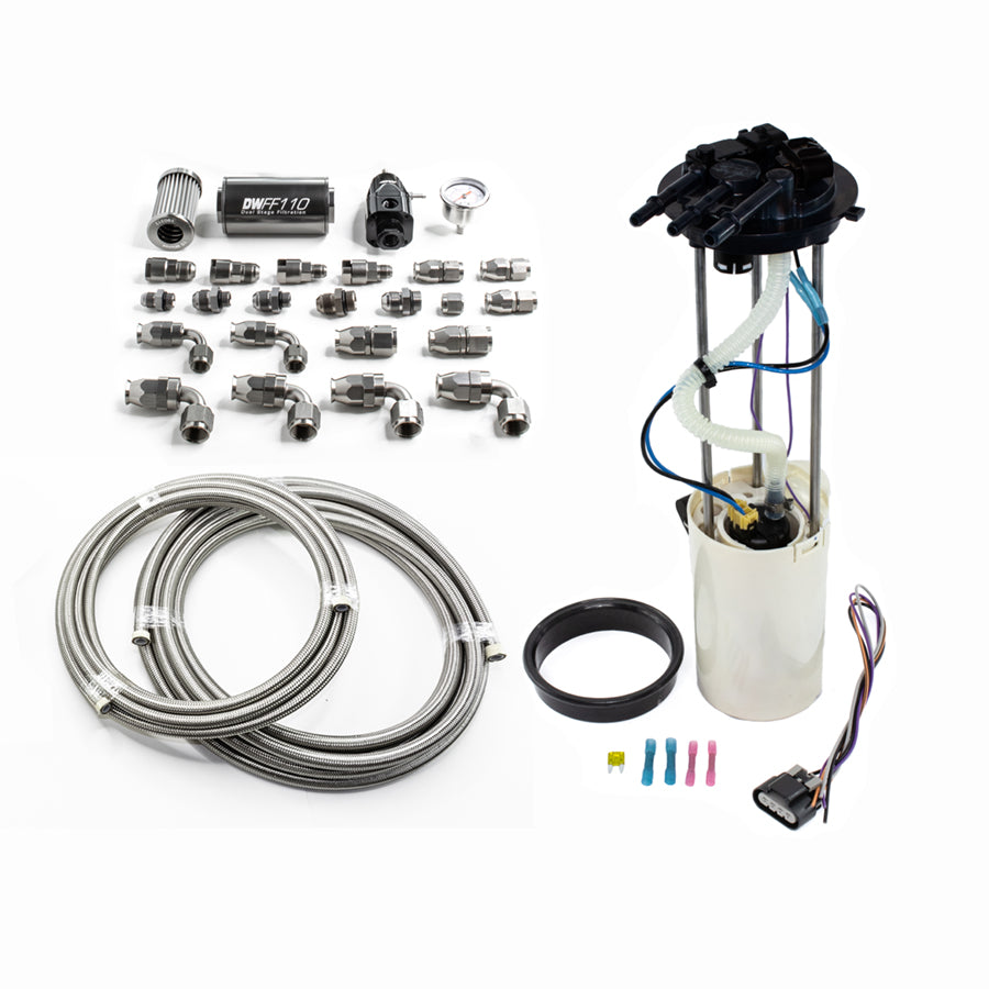 9-401-603-7011 DeatschWerks 1999-2004 CM Truck DW400 Pump Module w/PTFE fuel lines