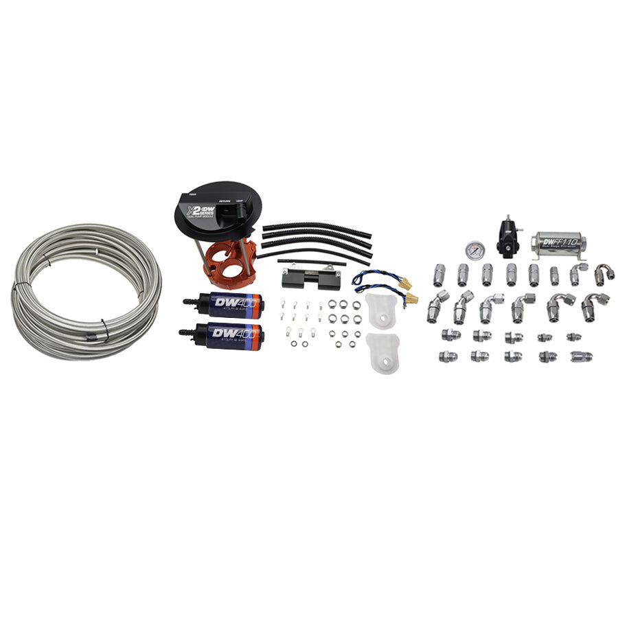 9-401-620-7003 DeatschWerks 16-19 Cadillac CTS-V X2 Series Fuel Pump Module With Dual DW400 and PTFE Return Kit