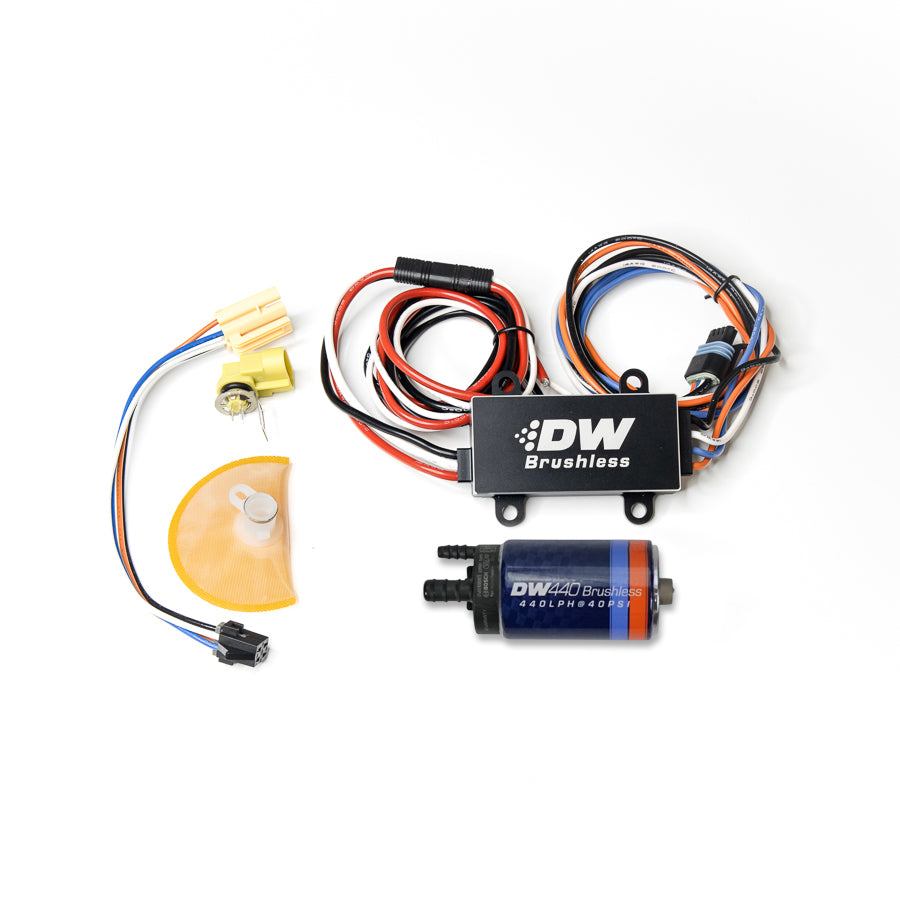 9-441-C102-0908 DeatschWerks 440lph In-Tank Brushless Fuel Pump with Controller for 99-04 Ford Mustang