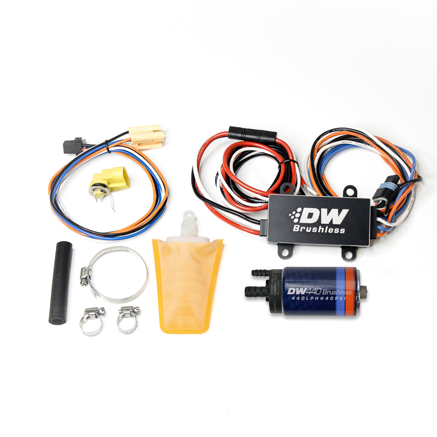9-441-C102-0913 DW DW440 440lph In-Tank Brushless Fuel Pump w/ C102 Controller 240SX S14 Silvia S15 KA24DE SR20DET