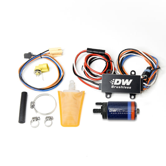 9-441-C102-0913 DW DW440 440lph In-Tank Brushless Fuel Pump w/ C102 Controller 240SX S14 Silvia S15 KA24DE SR20DET