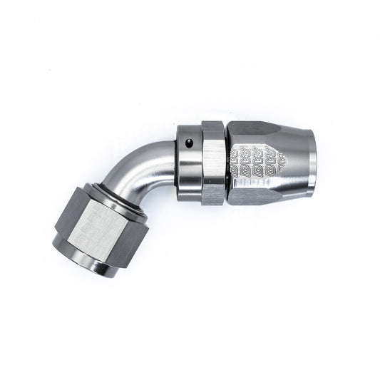06-02-0825 DeatschWerks 10AN Female Swivel 60-Degree Hose End CPE - Anodized Titanium