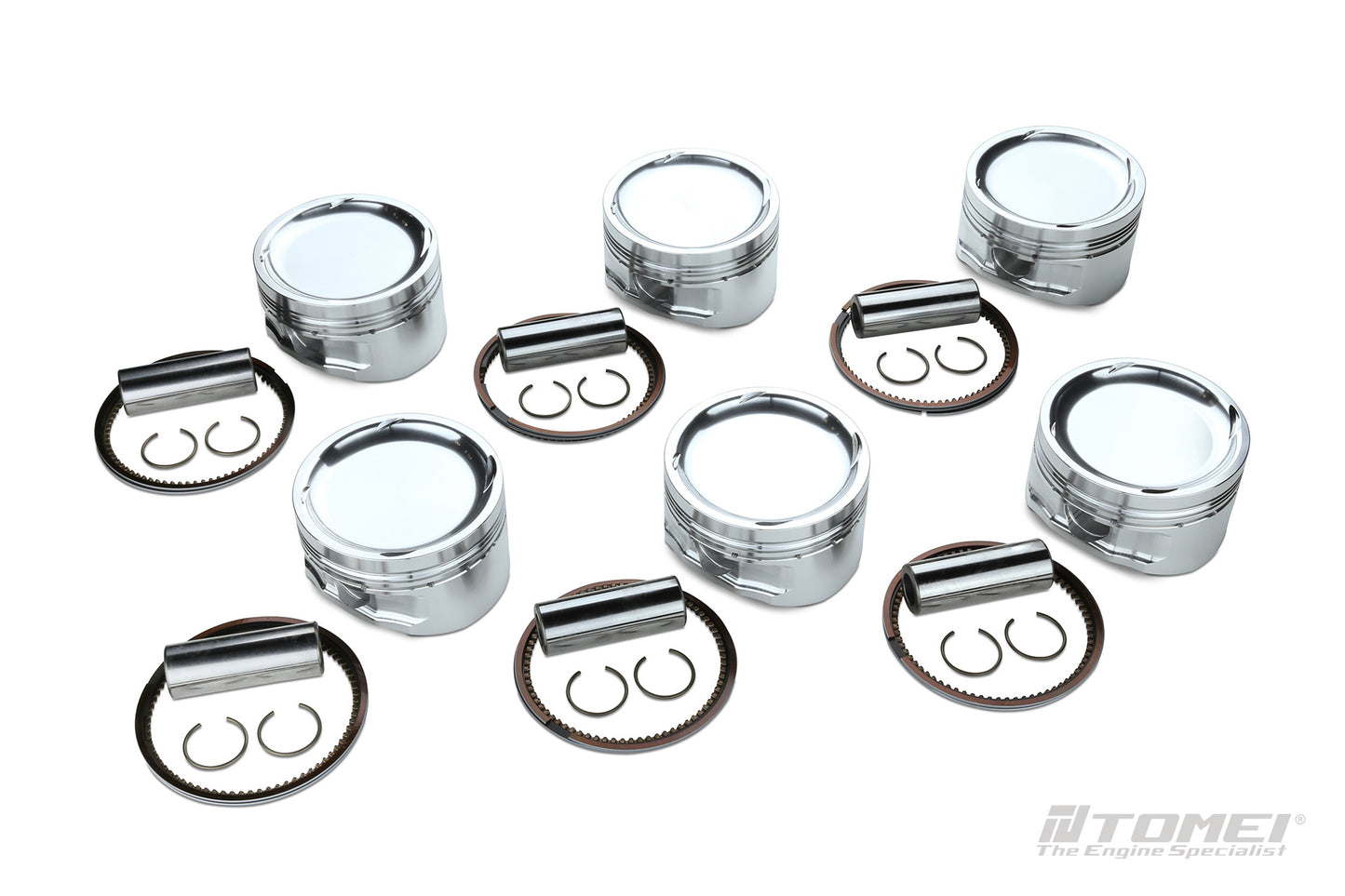 TA202A-TY03BP Tomei CP Forged Pistons Supra 2JZ-GTE 2JZ-GE 100MM Stroker 139MM ROD 87MM +1.0MM -22.6 CC 8.6:1