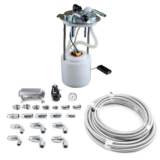 9-401-602-7015 DeatschWerks 05-19 Yukon/Tahoe/Suburban DW400 Pump Module and Return SS PTFE Plumbing Kit