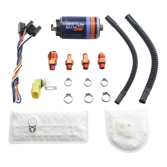 9-811-1002 DeatschWerks DW810 Brushless Series 810lph In-Tank Brushless Fuel Pump w/ 9-1002 Install kit