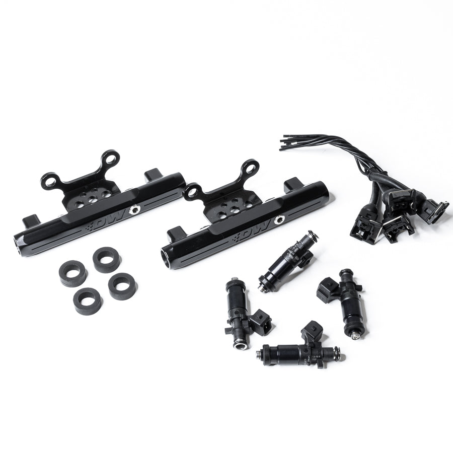 6-101-1200 DeatschWerks Top Feed Fuel Rail Kit with 1200cc Fuel Injectors STI 04-06 EJ257 Legacy GT 05-06 EJ255