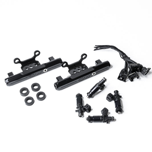 6-101-1200 DeatschWerks Top Feed Fuel Rail Kit with 1200cc Fuel Injectors STI 04-06 EJ257 Legacy GT 05-06 EJ255