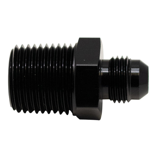 6-02-0903-B DeatschWerks 6AN Male Flare to 1/2in Male NPT Adapter - Anodized Matte Black
