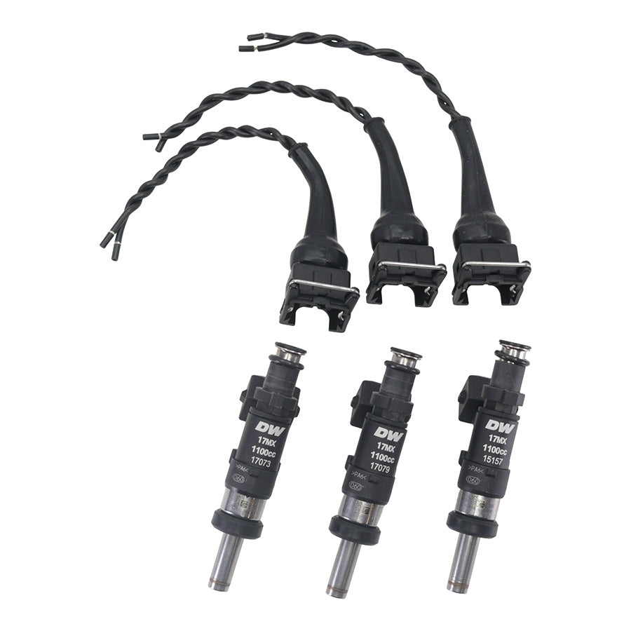 17MX-12-1100-3 DeatschWerks 1100cc Custom Injectors - Set of 3