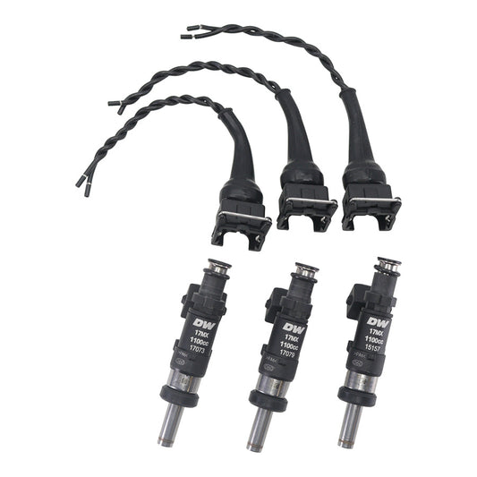 17MX-12-1100-3 DeatschWerks 1100cc Custom Injectors - Set of 3