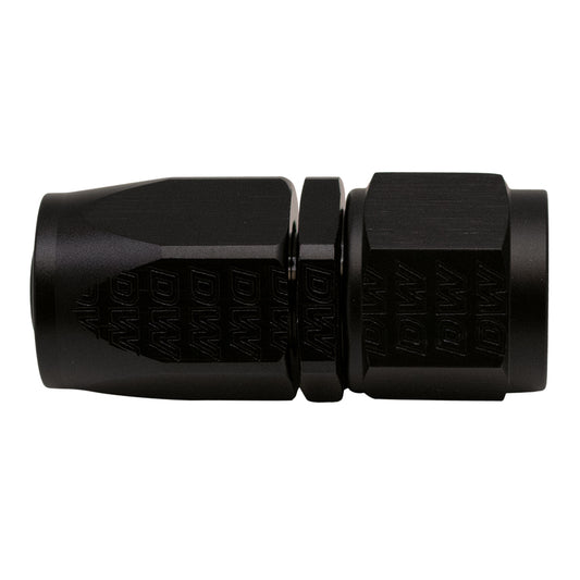 6-02-0805-B DeatschWerks 8AN Female Swivel Straight Hose End CPE - Anodized Matte Black