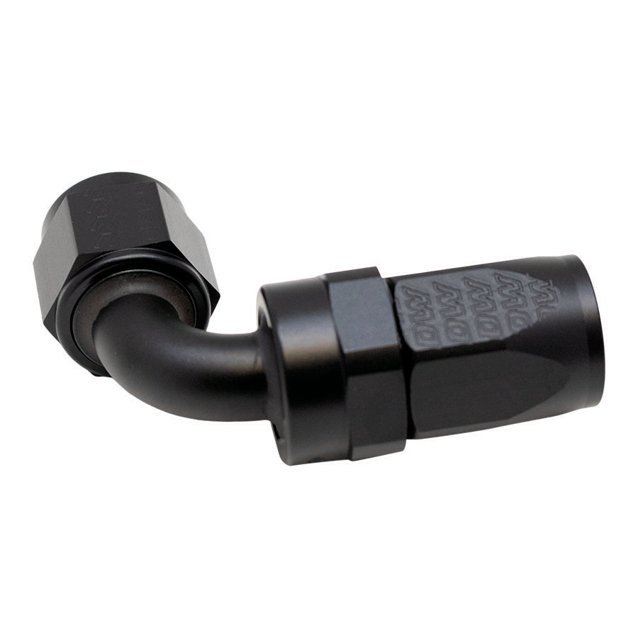 6-02-0807-B DeatschWerks 8AN Female Swivel 90-Degree Hose End CPE - Anodized Matte Black