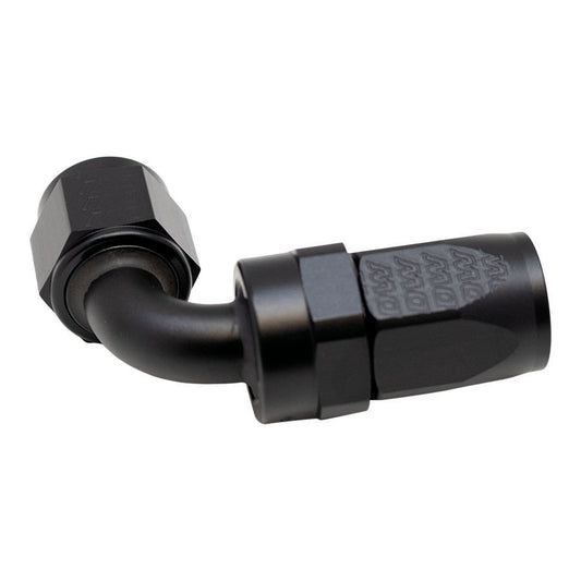 6-02-0807-B DeatschWerks 8AN Female Swivel 90-Degree Hose End CPE - Anodized Matte Black