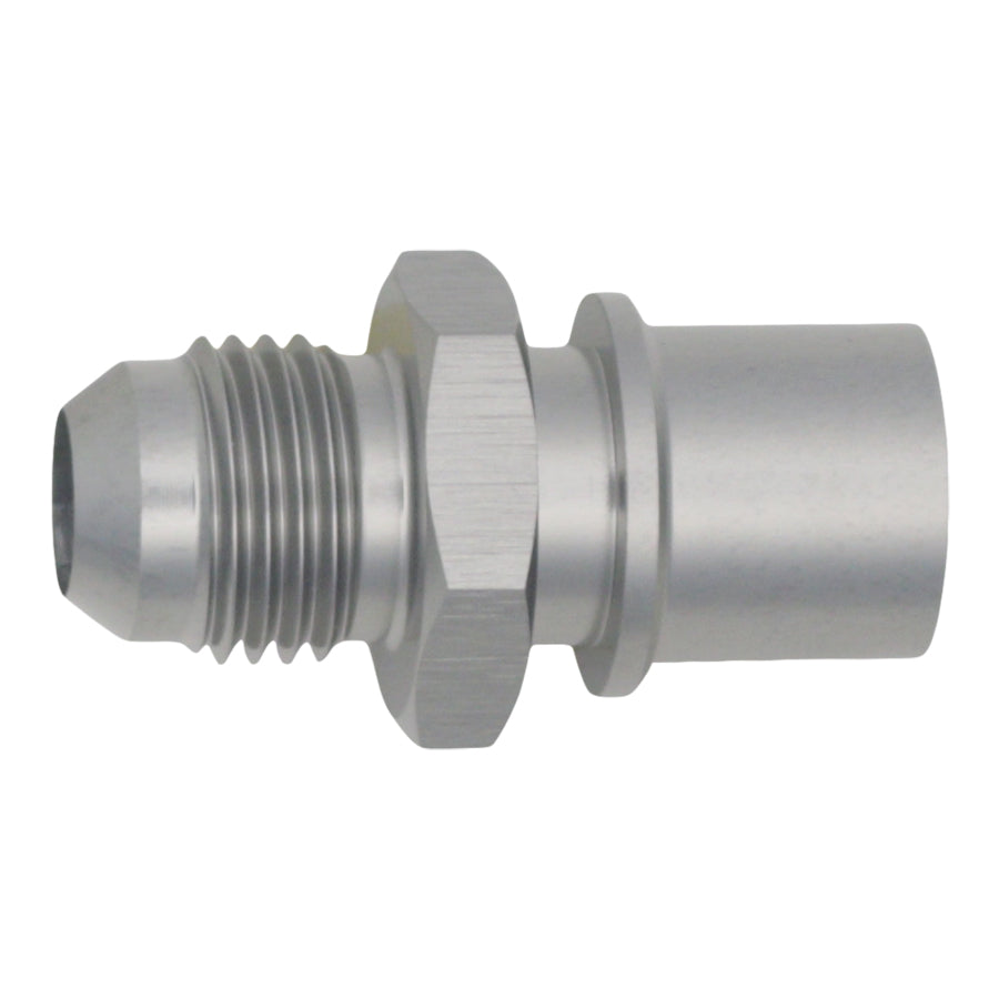06-02-0127 DeatschWerks 6AN Male Flare to Toyota Module Quick Connect - Anodized DW Titanium