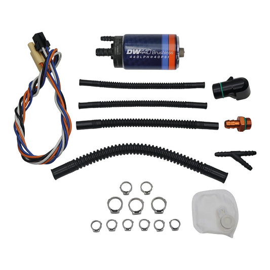 9-442-0901 DeatschWerks 2020+ Toyota Supra (A90) DW440 Brushless 440lph In-Tank Fuel Pump w/ Install Kit