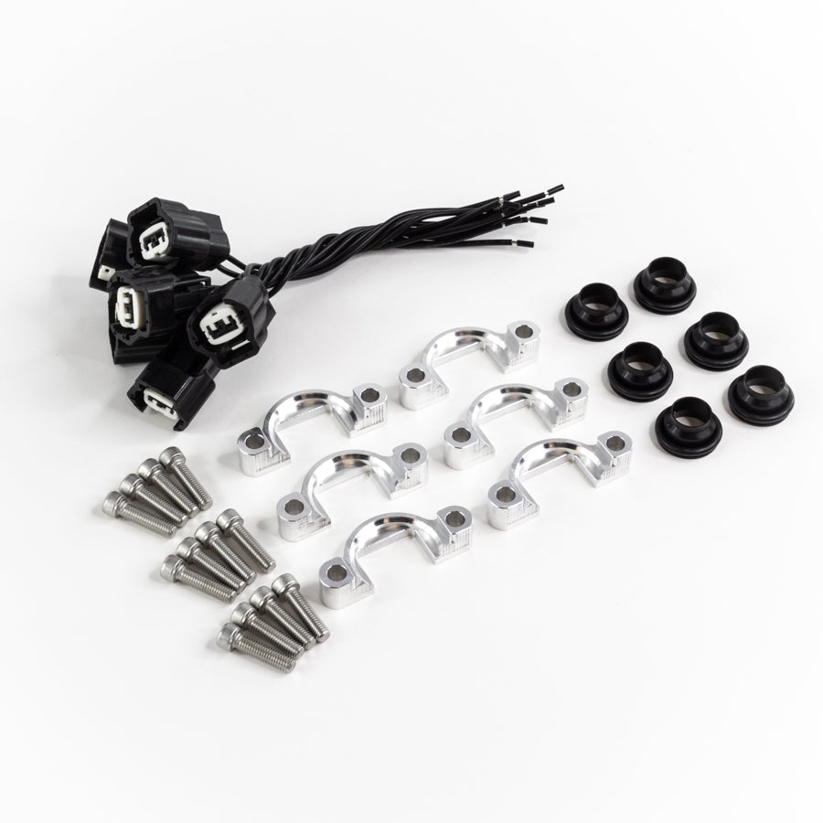 P1-P2-6 DeatschWerks P1-P2 Side Feed Fuel Injector Adapters VG30DE VG30DETT