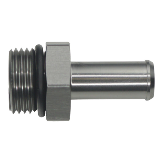 06-02-0515 DeatschWerks 10AN ORB Male to 1/2in Male Barb Fitting - Anodized DW Titanium