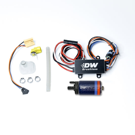 9-441-C102-0904 DeatschWerks DW440 440lph In-Tank Brushless Fuel Pump with C102 Controller RX-8 04-08 370Z 09+