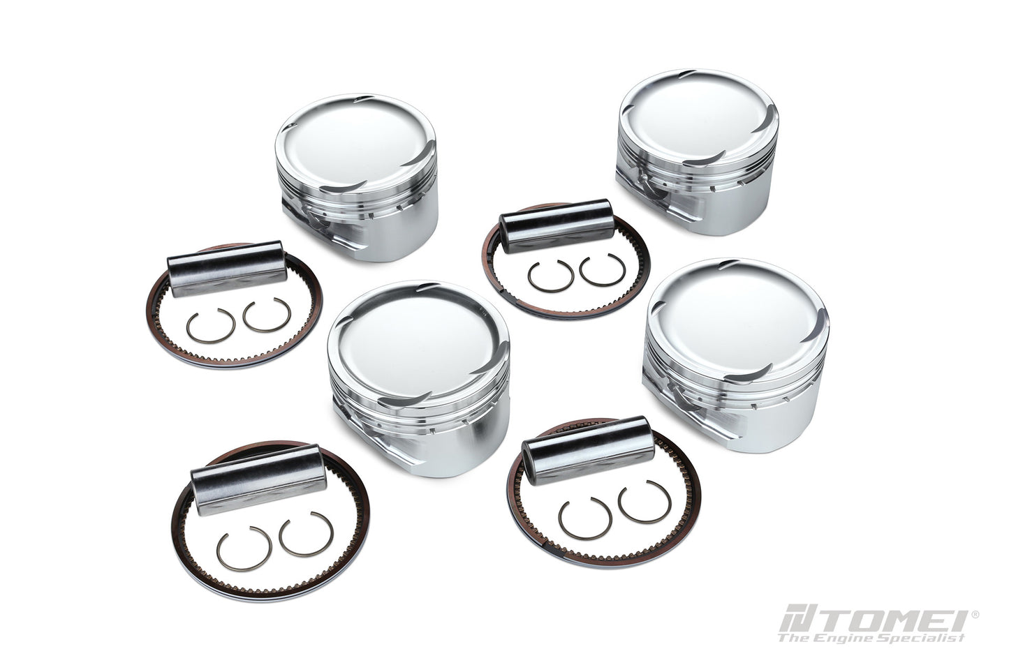 TA202A-MT02A Tomei Forged Pistons SET Mitsubishi EVO 10 X 4B11T 98MM Stroker 87MM +1.0MM -12.5 CC 9.6:1
