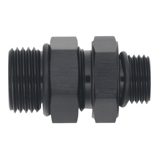 6-02-0424-B DeatschWerks 6AN ORB Male to 8AN ORB Male Swivel Adapter - Anodized Matte Black
