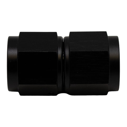 6-02-0210-B DeatschWerks 8AN Flare Female Swivel to 8AN Flare Female Swivel - Anodized Matte Black