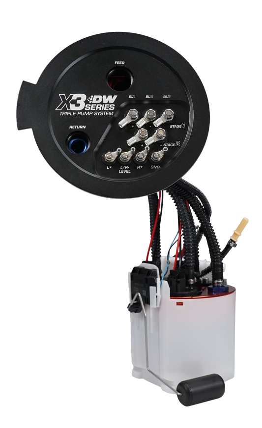 9-423-7080 DeatschWerks 20-24 A90/91 Toyota Supra/G8X BMW M3/M4 Fuel Pump Module w/Triple DW420s