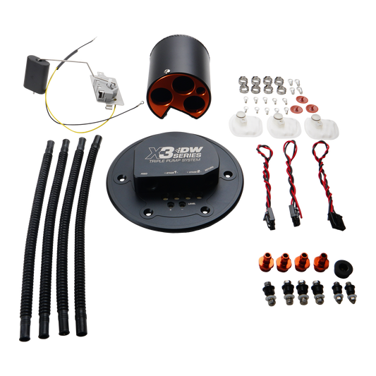 9-000-7034 DeatschWerks 98-04 Ford Mustang X3 Module with Install Kit and No Pumps
