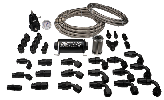 6-627 DeatschWerks A90 Supra / BMW M3/M4 X Module PTFE Return Plumbing kit