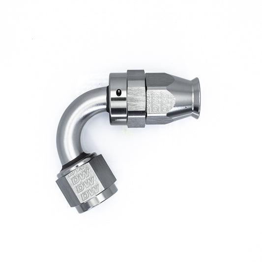 06-02-0875 DeatschWerks 8AN Female Flare Swivel 120-degree Hose End - PTFE