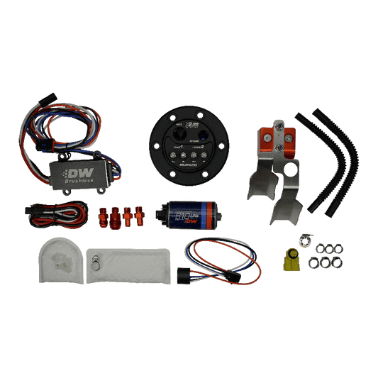 9-811-C105-7043 DeatschWerks X2 Series Fuel Hanger w/ DW810 Pump & PTFE Plumbing Kit 92-00 Civic 94-01 Integra
